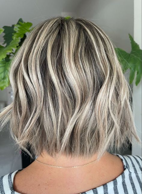 #BlondeHairGoals #BlondeTransformation #HairMakeover #BlondeBeauty #BlondeAmbition #HairInspo #BlondeBombshell #BlondeJourney #NewHairWhoDis #BlondeVibes #HairTransformation #BlondeLife #BlondeHighlights #BlondeObsessed #BlondeMagic Dimensional Blonde Over 50, Short Hair With Dimensional Color, Multi Dimensional Blonde Short Hair, Deminsional Blonde Short Hair, Short Hair Lowlights Blondes, Blonde Bob With Dimension, Dimensional Blonde Highlights On Brown Hair, Root Melt Blonde Short Bob, Dimensional Mushroom Blonde