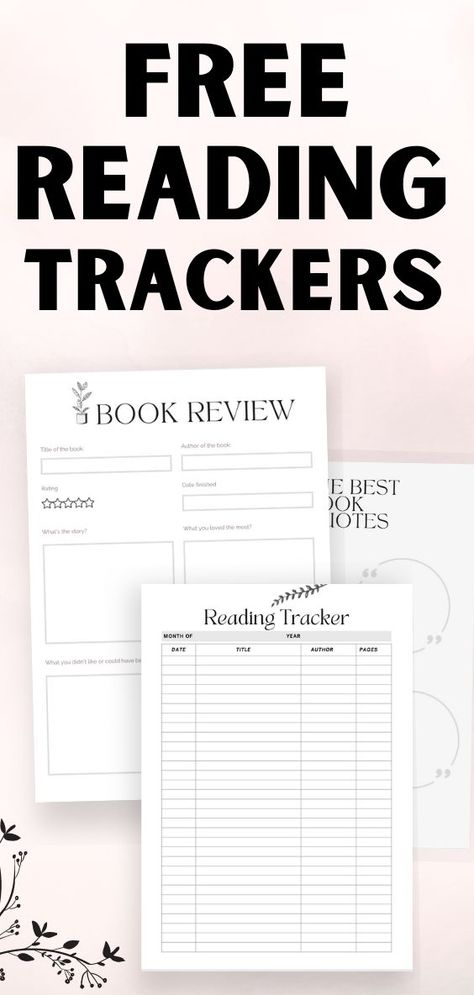 Book Journal Reading Free Printable, Reading Tracker Template Goodnotes, Free Book Tracker Bookmark, Books Read Tracker Printable, Good Notes Book Review Template, Notes Pages Printable Free, Books To Read Template Free Printable, Reading Log Journal Ideas, Book Review Printable Free