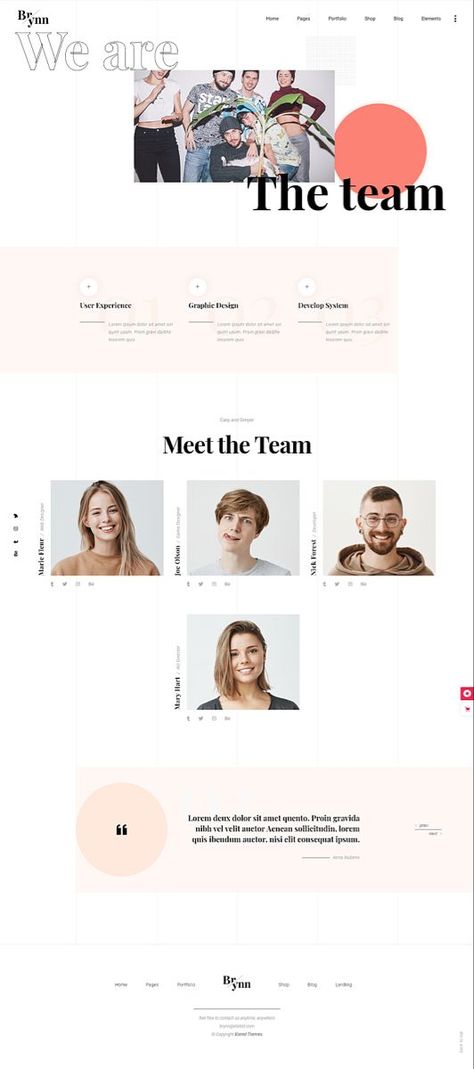 Staff Page Design, Web Design Inspiration Layout, Web Design Inspiration Creative, Portfolio Theme, Ux Inspiration, Professional Portfolio, 포트폴리오 레이아웃, Business Fonts, Team Page