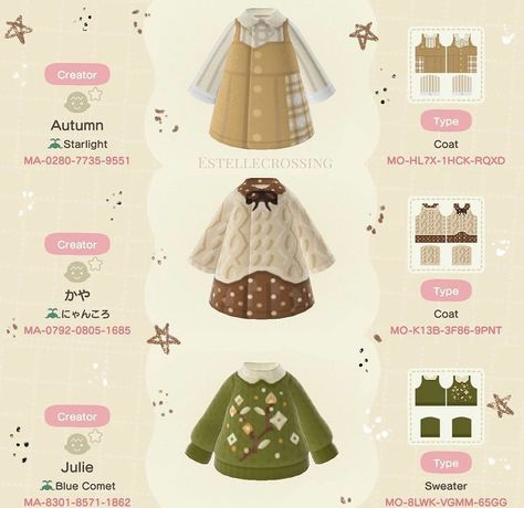 Animal Crossing Hair, Cottagecore Winter, Cottagecore Animal Crossing, Acnh Cottagecore, Fairycore Clothes, Animal Crossing Memes, Cottagecore Clothes, Animal Crossing Qr Codes Clothes, Qr Codes Animal Crossing