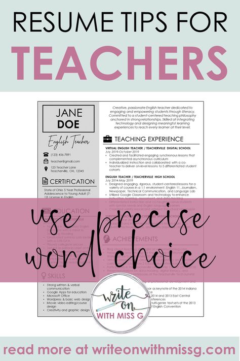 How to create a teacher resume | 10 tips to make your teacher resume stand out | Teacher resume examples, templates, writing advice, and more | Teacher resume and cover letter | Resume tips for teachers | How to write a resume | Education Resume Examples, Kindergarten Teacher Resume, Resume For Teachers, Letter Of Introduction Teacher Job, Teacher Resume Examples Experienced, Teacher Portfolios For Interviews, Teacher Cover Letter, Teaching Resume Examples, Interview Portfolio