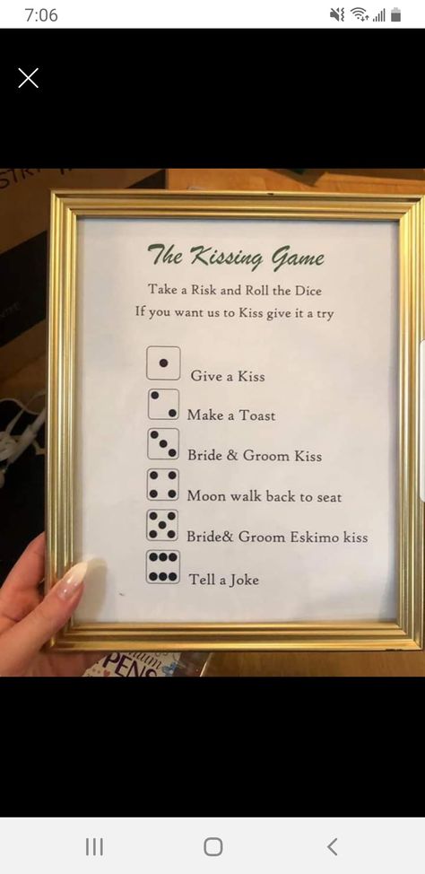 Kissing game Bride And Groom Kiss Ideas Receptions, Kissing Games For Wedding, Wedding Games For Bride And Groom, Fall Wedding Games, Wedding Kissing Games, Plinko Game, Kissing Games, Nerd Wedding, Wedding Kiss