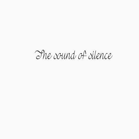 Silence Tattoo, Live Deliberately, Sound Of Silence, Simon Garfunkel, Henry David Thoreau, Life Facts, Just Me, Favorite Things, Vision Board