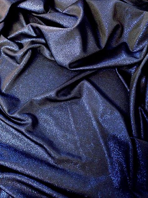 Amazon.com: Shiny Sparkle Foil on Stretch Soft Lightweight Knit Jersey Polyester Spandex Fabric by The Yard (Navy Blue/Black) Breast Enhancement Cream, Kitty Pryde, Shiny Fabric, Polyester Spandex Fabric, Blue Sparkles, Navy Fabric, Navy Gold, Fabric Texture, Kids Swimming