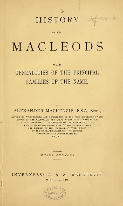 Scotland Heritage, Dunvegan Castle, Clan Macleod, Irish English, Ancestry Family Tree, Scotland Road Trip, Scotland History, Family Ancestry, Genealogy Book