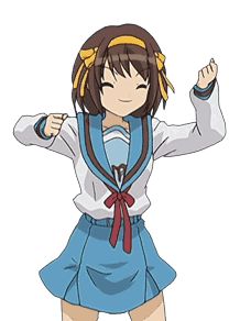 anime kawaii animated gif image Anime Dance, Piskel Art, Haruhi Suzumiya, Anime Board, Dancing Gif, Anime Gifs, Anime Gifts, Anime Kawaii, Character Portraits