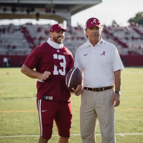 New Alabama Football Coach Promises Growth and Success with Nick Saban's Support

#Alabamafootballprogram #balancedattack #CollegeFootballPlayoff #defensiveprowess #developingplayers #headcoachhire #KalenDeBoer #NickSabansupport #offensivecoordinator #UniversityofAlabamafootballcoach Kalen Deboer, Nick Saban, Team Success, College Football Playoff, The University Of Alabama, Football Program, Football Coach, Alabama Football, University Of Alabama