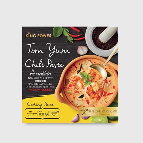 Chili Paste Packaging, Paste Packaging, Tom Yum, Chili Paste, Creative Packaging Design, Creative Packaging, Home Recipes, Packaging Design, Chili