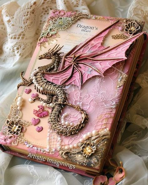 Spell Book Aesthetic Cover, Decorated Book Cover, Art Book Cover Ideas Creative, Decoupage Boxes Ideas, Diy Book Cover Ideas, Book Making Ideas, Diy Journal Cover, Christmas Crib Ideas, Handmade Journals Diy