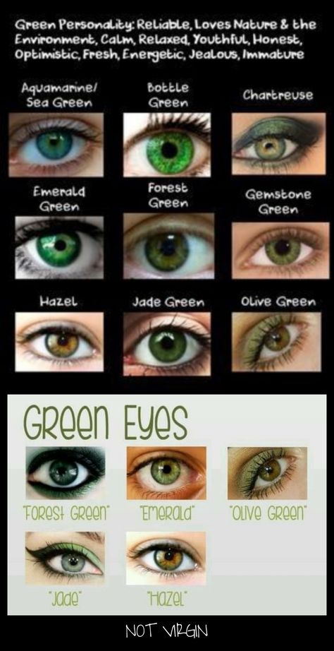 Shades Of Green Eyes, I Love Your Eyes, Bright Green Eyes, Emerald Green Eyes, Eyes Health, Collar Verde, Health Nails, Eye Color Chart, You're Like Really Pretty