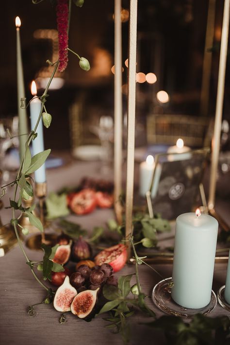 Mount Juliet Wedding in Kilkenny by Tomasz Korna Wedding Table Place Settings, Foliage Bouquet, Greenery Wedding Decor, Unplugged Wedding, Winter Wedding Colors, Winter Wedding Flowers, Restaurant Wedding, Irish Wedding