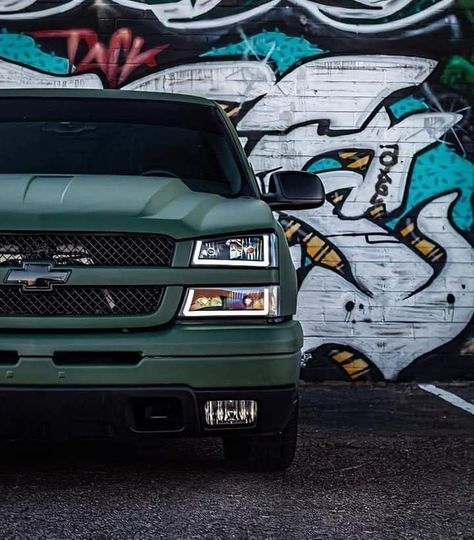 Silverado 2006, Matte Green, Green