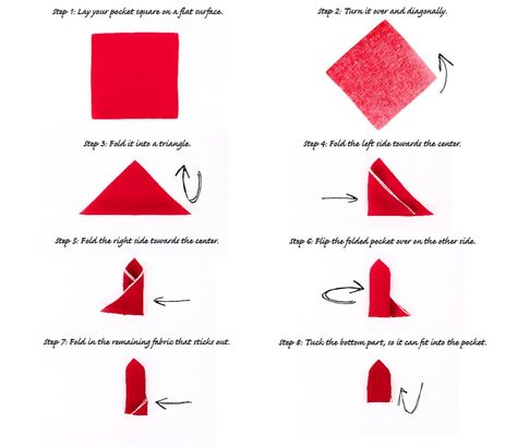 how to fold mens handkerchief Fold Handkerchief, Handkerchief Folding, Mens Handkerchief, Pocket Square Folds, Crown Royal Bags, Fashion Tips For Men, Handkerchief Men, Step Father, How To Fold