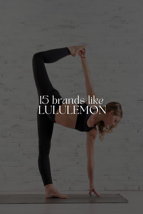 If you're looking for quality athleisure wear and outfits, look no further than Lululemon. But don't limit yourself, as there are other great brands out there to explore. We've picked our favorite 15 for you to check out, whether you're looking for something casual or something more sporty. See our high-quality picks on our website. Workout Outfits For Women Lululemon, Lululemon Style Inspiration, Beyond Yoga Outfit, Yoga Outfits Aesthetic, Pilates Clothes Outfit, Pilates Outfits For Women, Pilates Workout Outfit, Athletic Wear Aesthetic, Cute Pilates Outfit