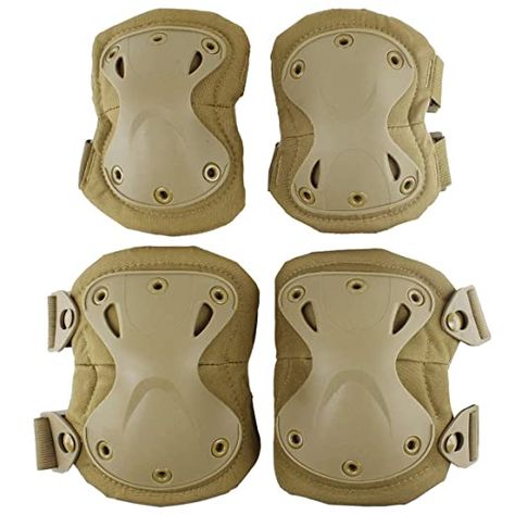 Amazon.com: Tactical Combat Knee & Elbow Protective Pads Set for Outdoor CS Paintball Game Cycling Safety Skateboarding Gear Skates Knee Protection Guard Pads (Tan): Industrial & Scientific Paintball Game, Elbow Pads, Knee Injury, Motorcycle Racing, Knee Pads, Extreme Sports, Paintball, King Kong, Tactical Gear