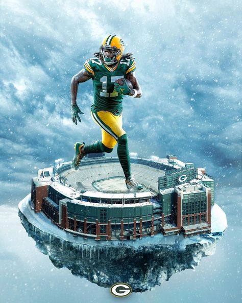 Green Bay Packers on Instagram: “Playoff football in the Frozen Tundra ❄️ #GoPackGo” Aaron Rodgers Wallpaper, Green Bay Packers Art, Green Bay Packers Wallpaper, Green Packers, Frozen Tundra, Nfl Football Art, Football Playoffs, Green Bay Packers Football, Sports Design Inspiration