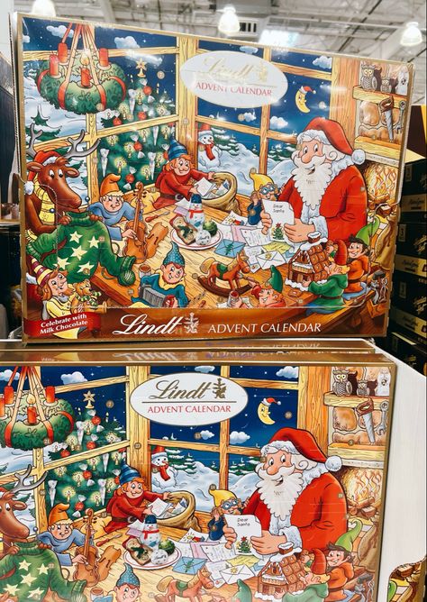 Santa Advent Calendar, Christmas Advent Calendar Candy, Lindt Chocolate Aesthetic, Chocolate Advent Calendars, Lindt Advent Calendar, Sugarfina Advent Calendar, Lindt Advent Calendar 2022, Chocolate Santa, Chocolate Advent Calendar