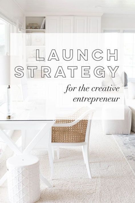 Launch Strategy for the Creative Entrepreneur | Launching a product does not always make that list. I would argue that it is one of the most important steps, however. If you look at the businesses that are successful, they have a distinct Launch strategy. I've compiled all the best launch strategies and tips into an easy-to-digest and implement guide. This guide will assist you in perfecting the launch for your business and product/service. Launch Strategy, Entrepreneur Advice, Business Launch, Running A Business, Creative Business Owner, Business Resources, Business Advice, Small Business Tips, Business Entrepreneur