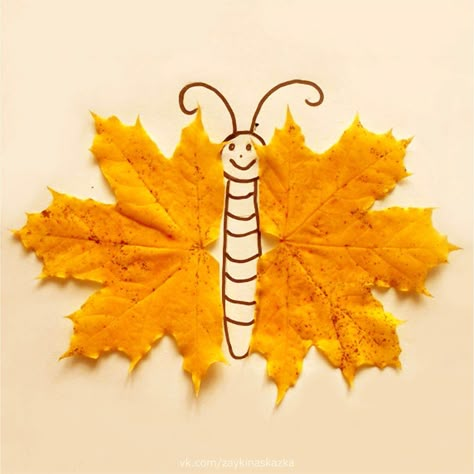 Rudens Darbeliai, Petal Art, Leaf Projects, Easy Art For Kids, Leaf Animals, Fall Arts And Crafts, Kindergarden Activities, Leaf Crafts, Autumn Crafts