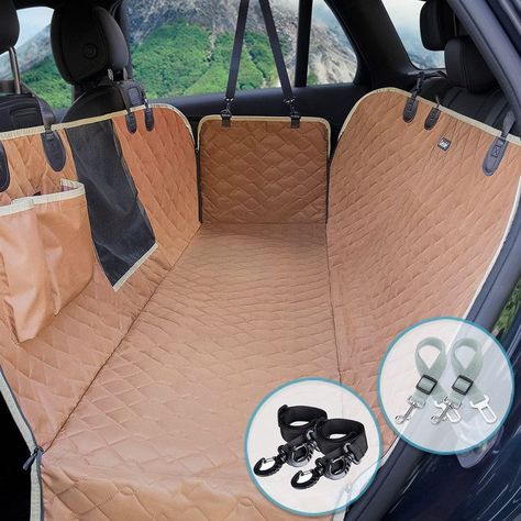 Lassie Dog Car Seat Covers for Back Seat 100% Waterproof with Mesh Visual Window Lassie Dog, Car Hammock, Dog Hammock For Car, Dog Seat Belt, Dog Hammock, Pet Sofa Bed, Dog Seat Covers, Dog Car Seat, Dog Seat