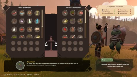 PINE-game-inventory - myPotatoGames Game Inventory Design, Game Inventory Ui, Video Game Inventory, Game Inventory, Hunter Games, Indie Game Development, Game Gui, Visual Communication Design, Low Poly Games