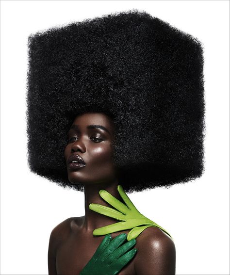 Tina Johnson, Afros, Natural Hair, Black Fashion Models, Dark Skin Drag Make-up, Editorial Hair, Pelo Afro, Afro Wigs, Black Photography, Afro Punk, Hair Reference, Artistic Hair, Crazy Hair