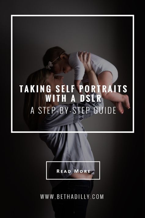 A Step-By-Step Guide For Taking Self Portraits With A DSLR | Bethadilly Photography Diy Family Photos, Dslr Quotes, Self Portrait Project, Photography Self Portrait, Portrait Tips, Canon Camera Models, Beginner Photography Tips, Basic Photography, Digital Photography Lessons