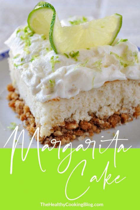 Margarita Cake Recipes - Easy Margarita Cake Non Alcoholic Dessert Quick Easy Summer Desserts, Margarita Dessert Recipes, Alcoholic Cake, Margarita Cake Recipe, Margarita Cake, Easy Margarita, Fiesta Cake, Alcoholic Desserts, Quick Cake