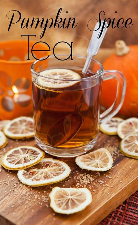 There’s nothing like drinking a cup of hot tea while wrapped up in a cozy knit blanket and reading a good book. If you’re getting tired of your typical tea, try making an easy-to-make chai tea latte, a healing cinnamon tea, or a nutritious vanilla green tea latte. These drinks are sure to make you excited for chilly days and crunchy leaves. Pumpkin Spice Tea, Hot Tea Recipes, Healthy Tea, Tea Health, Green Tea Latte, Tea Beverages, Cinnamon Tea, Chai Tea Latte, Autumn Tea