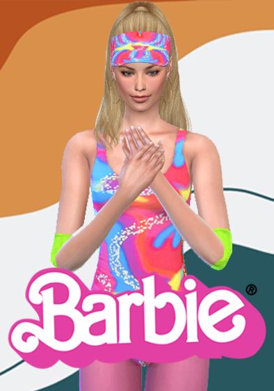 Barbie Bodysuit, Roller Skating Outfits, Barbie 80s, Barbie Hat, Greta Gerwig, Movies Outfit, Skating Outfits, Sims4 Cc, Cc Sims