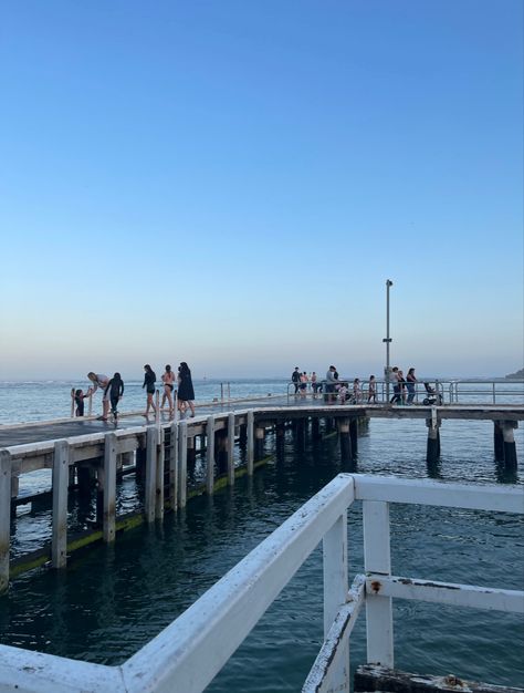 aesthetic beach kids teenagers summer nights pier swim Barwon Heads, Friends Party Night, Fake Life, Friends Party, 2025 Vision, Party Night, Kingston, The Kids, Girls Night