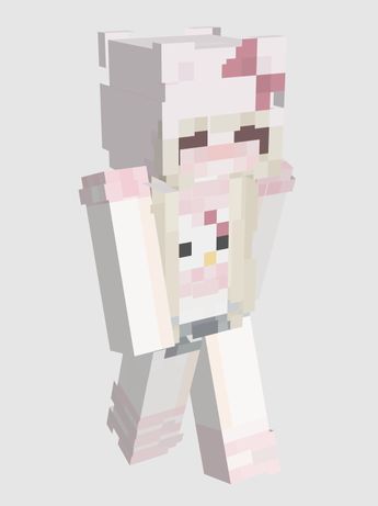 Click on the pic to get the link to the skin ♡ Minecraft Skins Female Layout, Minecraft Skins Kawaii, Minecraft Skins Female, Mc Skins, Cute Minecraft Houses, Minecraft Stuff, Avatar Ideas, Minecraft Pe, Cool Avatars