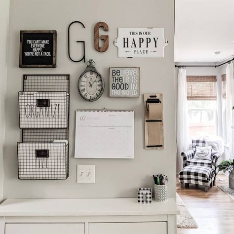 Kitchen Command Center Wall, Command Center Wall, Family Command Center Wall, Kitchen Command Center, Command Center Organization, Diy Command Center, Harp Design Co, Harp Design, Command Center Kitchen