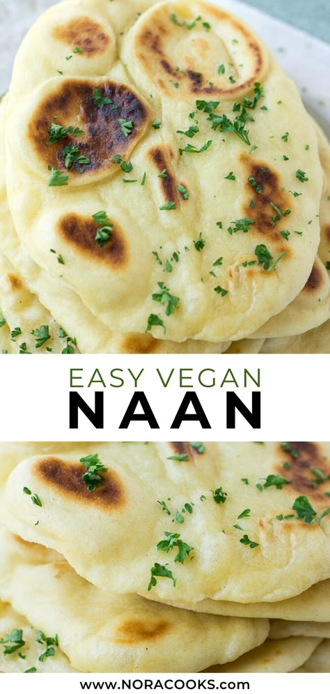 Easy Vegan Naan, Vegan Naan Bread, Vegan Naan, Bread Naan, Vegan Bread Recipe, Naan Recipe, Vegan Bread, Naan Bread, Juice Recipes