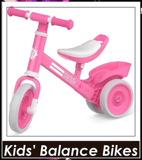 Bakeling Balance Bike 2-4 Year Old, Perfect, Sturdy, Steady Balance Bike for Toddlers 2 3 4 Year olds, Easy to Put Together, Pink Toys, Toddler Bike, Kids Ride On Toys, Baby Bike, School Lockers, Kids Bicycle, Balance Bike, Miniature Gift