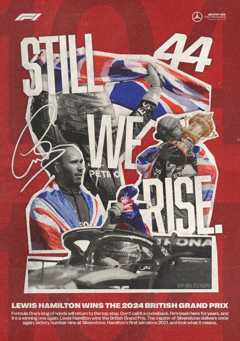 Lewis Hamilton Champion, Acnh Museum Ideas, F1 Room, F1 Icons, Acnh Museum, F1 Poster Design, Collage Typography, Lewis Hamilton Wins, Hamilton Poster