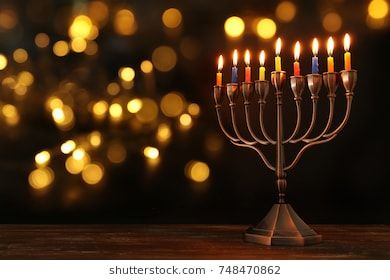 image of jewish holiday Hanukkah background with menorah (traditional candelabra) and burning candles 30 Days Of Christmas, Candle Silhouette, Hanukkah Symbols, Hanukkah Background, Hanukkah Dinner, Candle Images, Hanukkah Candles, Hanukkah Menorah, Jewish Holiday