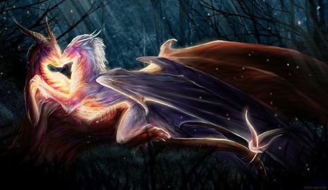 Protective Dragon, Dragon Kiss, Wings Of Fire Dragons, Dragons Breath, Fantasy Beasts, Dragon Pictures, Wings Of Fire, Dragon Artwork, Cute Dragons