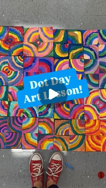 Art Club Ideas For Middle School, Cassie Stephens Art Lessons Kindergarten, Dot Day Art Projects Elementary, Dot Painting Preschool, Dot Day Ideas, The Dot Art Projects, Dot Day Art Projects, Dot Day Activities, Dot Day Art