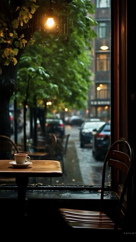 Rainy Mood, Cafe Culture, Moody Vibes, Writing Corner, Rainy Day Aesthetic, Coffee Shop Aesthetic, The Art Of Storytelling, Cozy Cafe, Background Texture