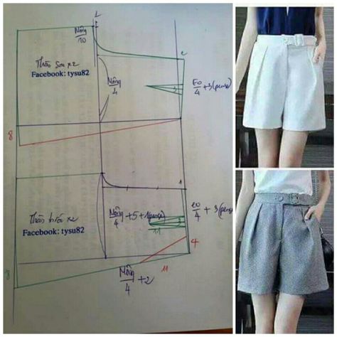 Sewing Pants Pattern, Patterned Dress Pants, Pola Rok, Sewing Patterns Dresses, Diy Pants, Sewing Shorts, Sewing Blouses, Sewing Pants, Trendy Sewing