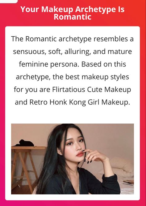 Romantic Archetype Makeup, Romantic Makeup Archetype, Natural Archetype Makeup, Archetype Makeup, Dear Peachie Makeup, Makeup Archetypes, Makeup Quiz, Theatrical Romantic Style, Romantic Makeup