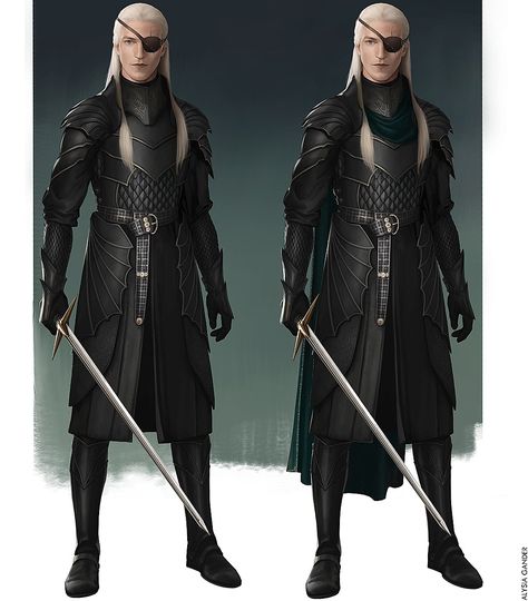 Targaryen House, Types Of Armor, Ewan Mitchell, Game Of Thrones Artwork, Aemond Targaryen, Targaryen Art, Female Armor, Asoiaf Art, Targaryen Aesthetic