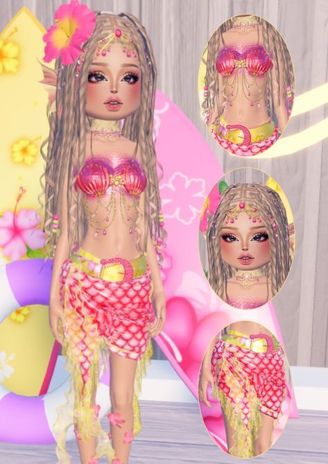 Dress To Impress Roblox At The Beach, Dti Mermaid Outfit Ideas, At The Beach Dti Outfit Ideas, At The Beach Dress To Impress No Vip, Dress To Impress Them At The Beach, Dti Theme Beach, Dti Beach Day Outfits, Dpi At The Beach, At The Beach Dti Outfit