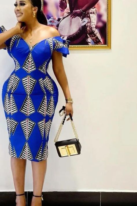 Short Gown Style for casual and office wear Flare Gown Styles, Ankara Short Gown Styles, Ankara Long Gown Styles, Ankara Dress Styles, Short African Dresses, Ankara Gown, Best African Dresses, Ankara Gown Styles, Africa Dress