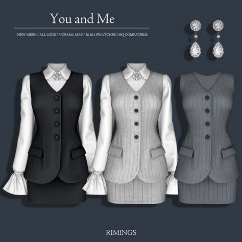 [RIMINGS] You and Me | Patreon Sims 4 Watch Cc, Sims Costume, Sim4 Cc, Lotes The Sims 4, Halloween City, Cc Sims4, Sims Clothes, Sims 4 Anime, Sims 4 Cc Shoes