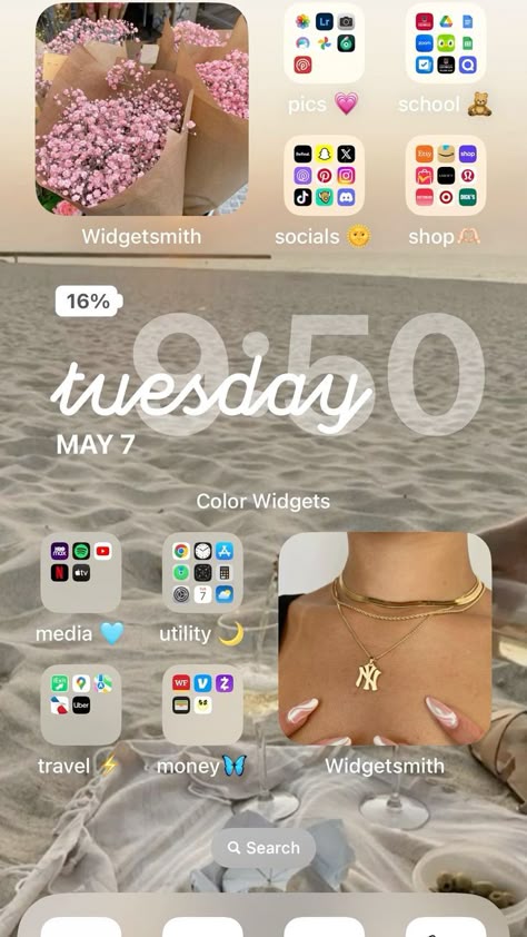 Iphone Wallpaper Aesthetic With Widgets, Iphone Background Ideas Widget, Wallpaper Iphone With Widget, Iphone Wallpaper Inspo Widgets, Aesthetic Wallpaper Iphone Widget Ideas, Cute Iphone Home Screen Wallpaper, Wallpaper Inspo Phone Widgets, Wallpaper Iphone Cute Home Screen, Apple Home Screen Layout Ideas