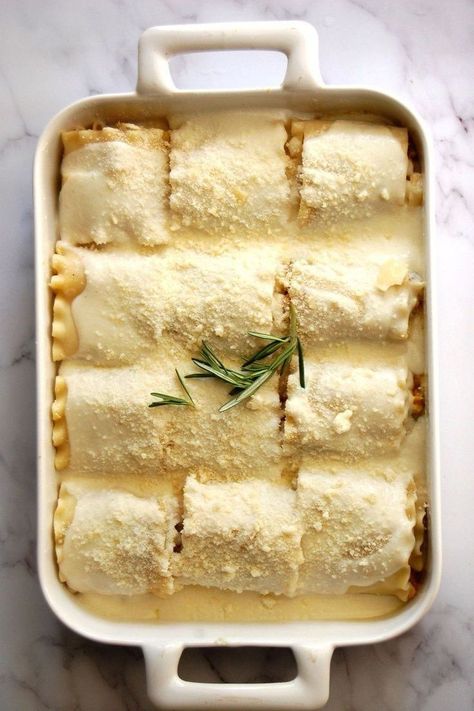 Butternut Squash Lasagna Rolls, Butternut Squash And Sausage, Sausage Butternut Squash, Butternut Squash Sausage, The Best Lasagna, Best Lasagna, Butternut Squash Lasagna, Squash Lasagna, Butternut Squash Recipes