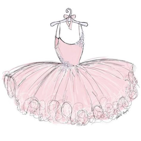 ♡ Chin Up, Princess ♡ Pinterest : ღ Kayla ღ Ballerina Bedroom, Ballet Illustration, Ballerina Illustration, Ballerina Flower, Ballet Drawings, Ballerina Drawing, Ballet Painting, Dress Sketch, Tutu Ballet