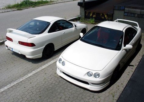 Cars For Teenagers, Honda Sports Car, Cheap Sports Cars, Honda Type R, White Cars, Honda Integra, Acura Cars, Jdm Honda, Honda Crx